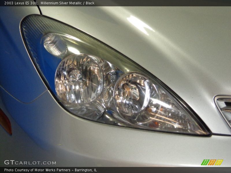 Millennium Silver Metallic / Black 2003 Lexus ES 300