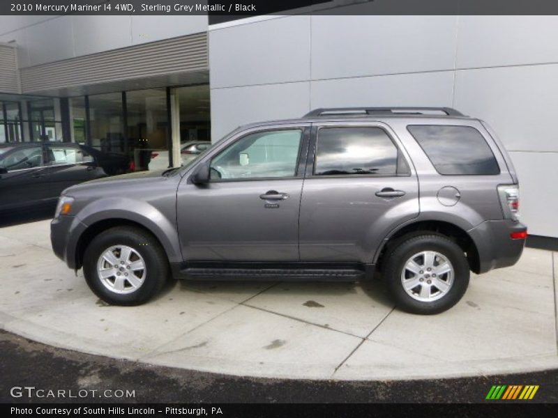 Sterling Grey Metallic / Black 2010 Mercury Mariner I4 4WD