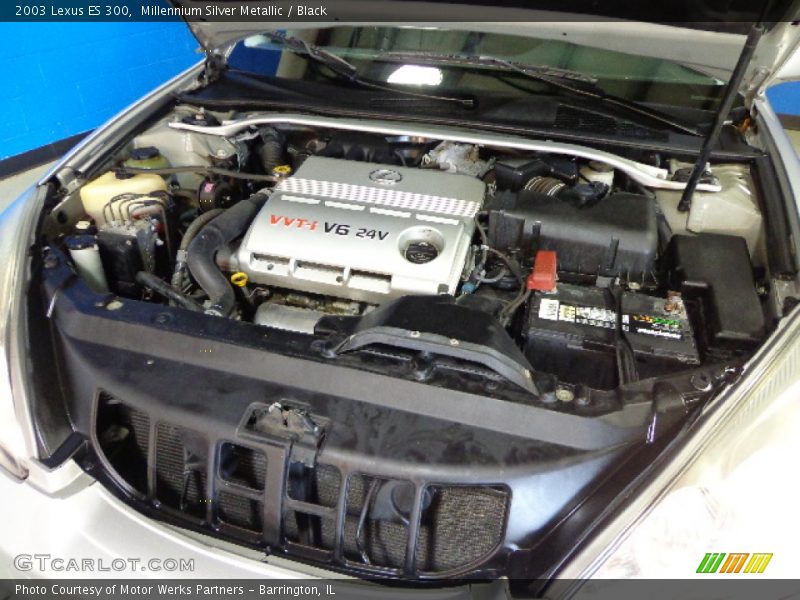 Millennium Silver Metallic / Black 2003 Lexus ES 300