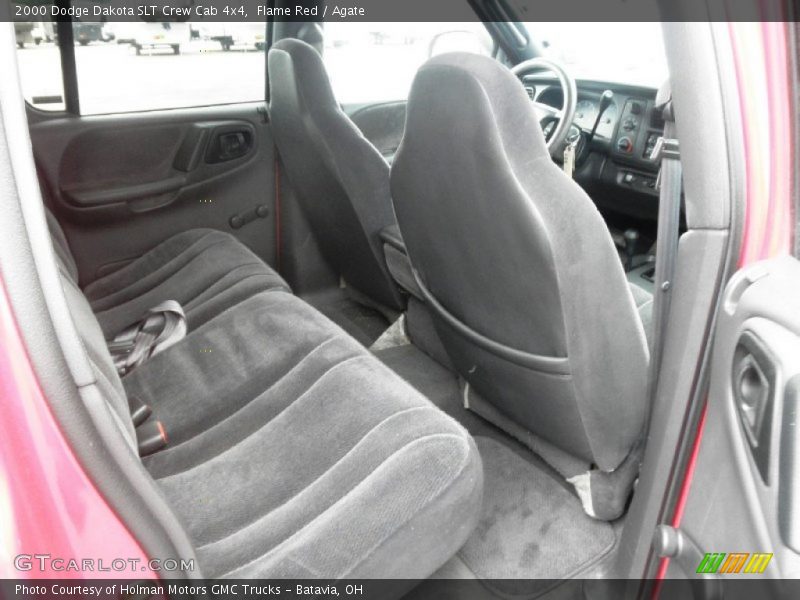 Flame Red / Agate 2000 Dodge Dakota SLT Crew Cab 4x4