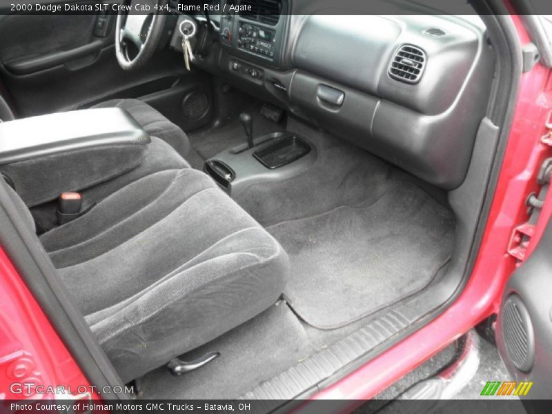 Flame Red / Agate 2000 Dodge Dakota SLT Crew Cab 4x4