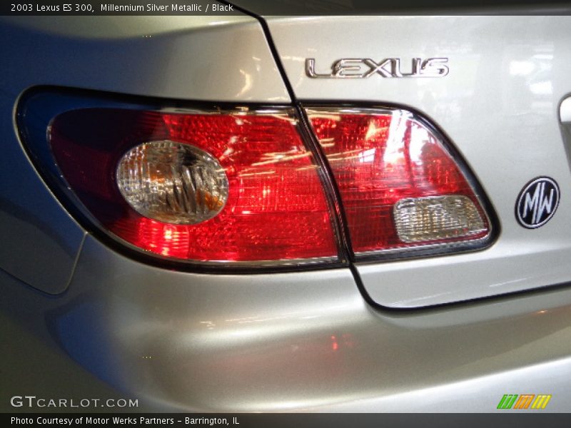 Millennium Silver Metallic / Black 2003 Lexus ES 300