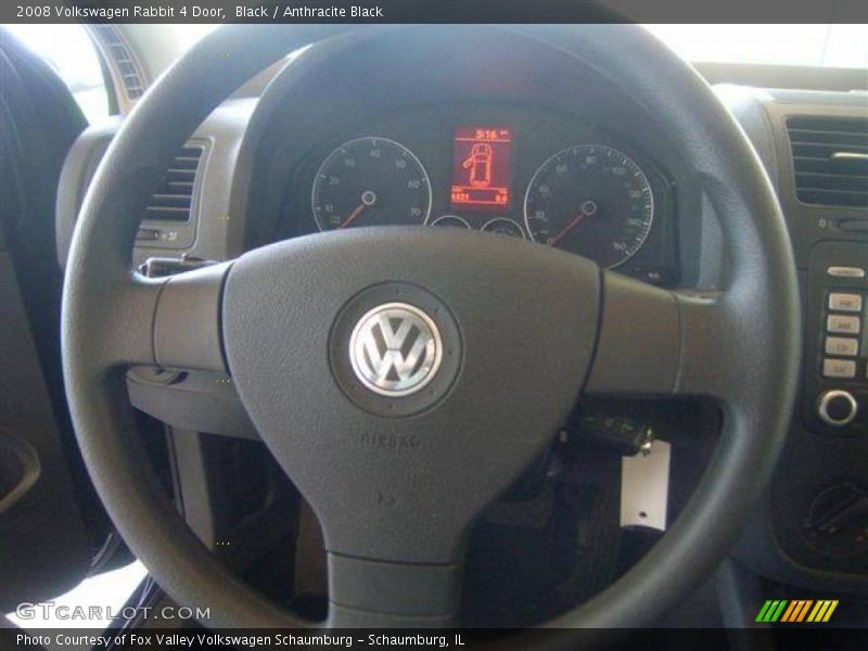 Black / Anthracite Black 2008 Volkswagen Rabbit 4 Door