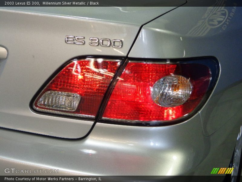 Millennium Silver Metallic / Black 2003 Lexus ES 300