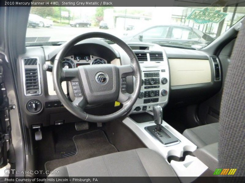 Sterling Grey Metallic / Black 2010 Mercury Mariner I4 4WD