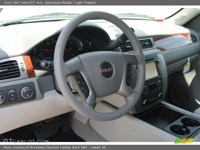 Quicksilver Metallic / Light Titanium 2013 GMC Yukon SLT 4x4
