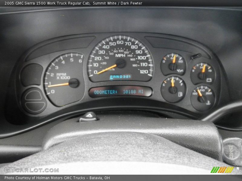 Summit White / Dark Pewter 2005 GMC Sierra 1500 Work Truck Regular Cab