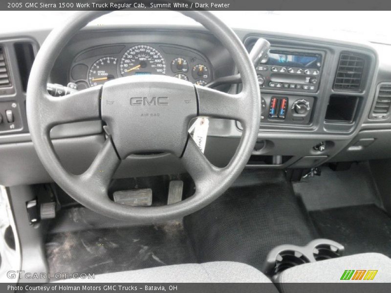 Summit White / Dark Pewter 2005 GMC Sierra 1500 Work Truck Regular Cab