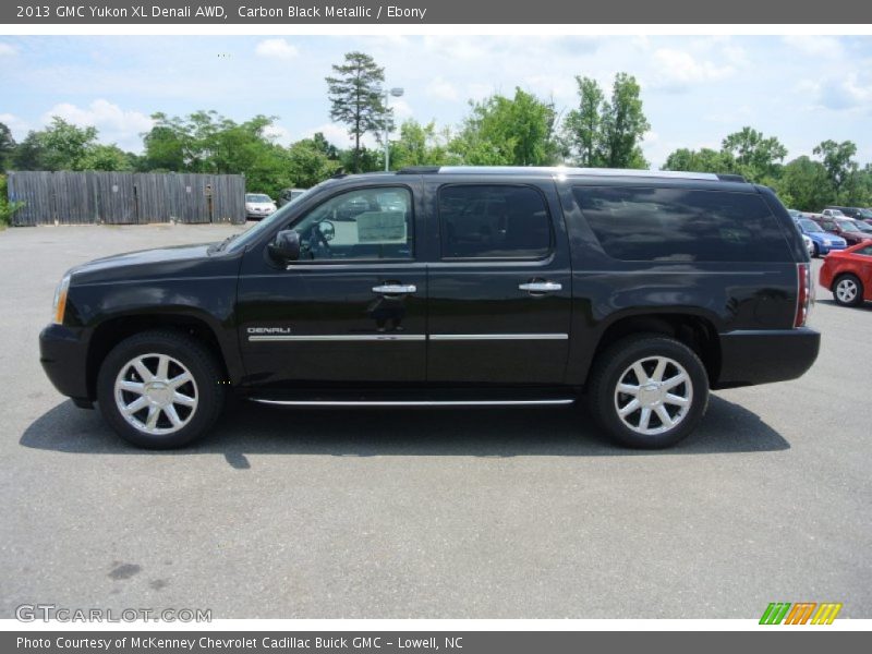 Carbon Black Metallic / Ebony 2013 GMC Yukon XL Denali AWD