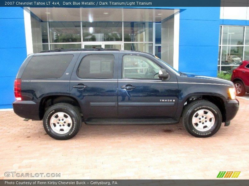 Dark Blue Metallic / Dark Titanium/Light Titanium 2007 Chevrolet Tahoe LT 4x4