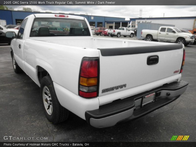 Summit White / Dark Pewter 2005 GMC Sierra 1500 Work Truck Regular Cab