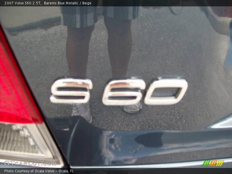 Barents Blue Metallic / Beige 2007 Volvo S60 2.5T