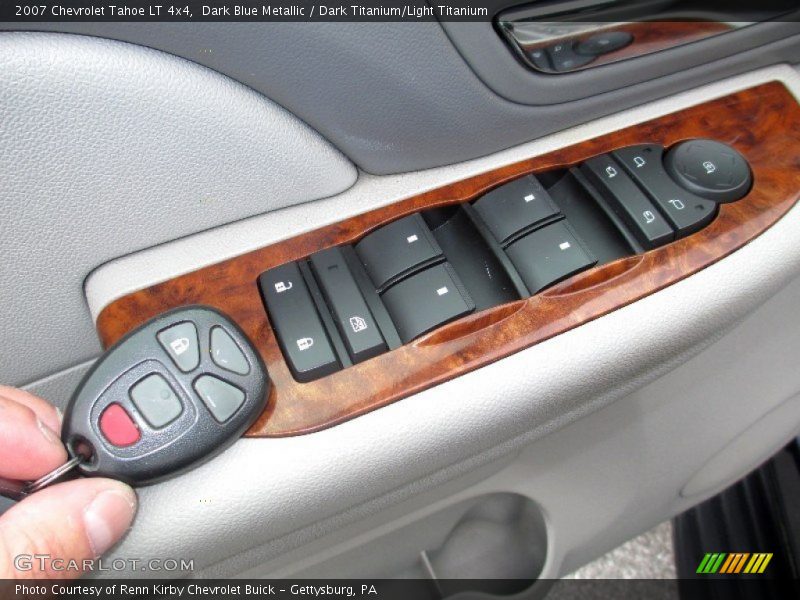 Dark Blue Metallic / Dark Titanium/Light Titanium 2007 Chevrolet Tahoe LT 4x4