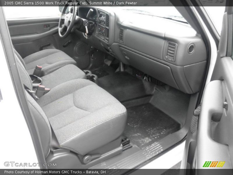 Summit White / Dark Pewter 2005 GMC Sierra 1500 Work Truck Regular Cab