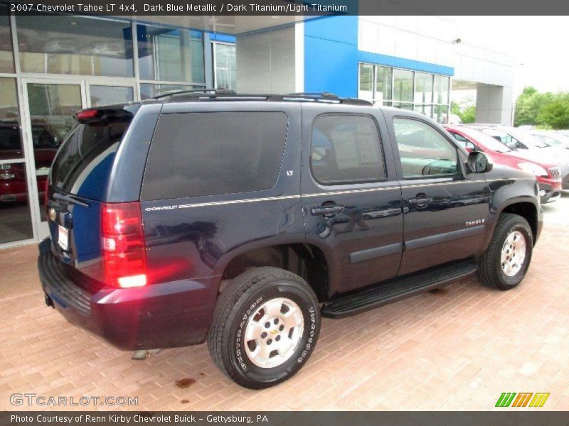 Dark Blue Metallic / Dark Titanium/Light Titanium 2007 Chevrolet Tahoe LT 4x4