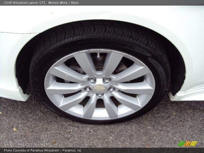 Wicked White / Black 2008 Mitsubishi Lancer GTS