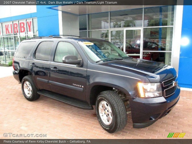 Dark Blue Metallic / Dark Titanium/Light Titanium 2007 Chevrolet Tahoe LT 4x4