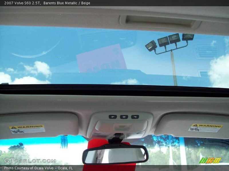 Barents Blue Metallic / Beige 2007 Volvo S60 2.5T