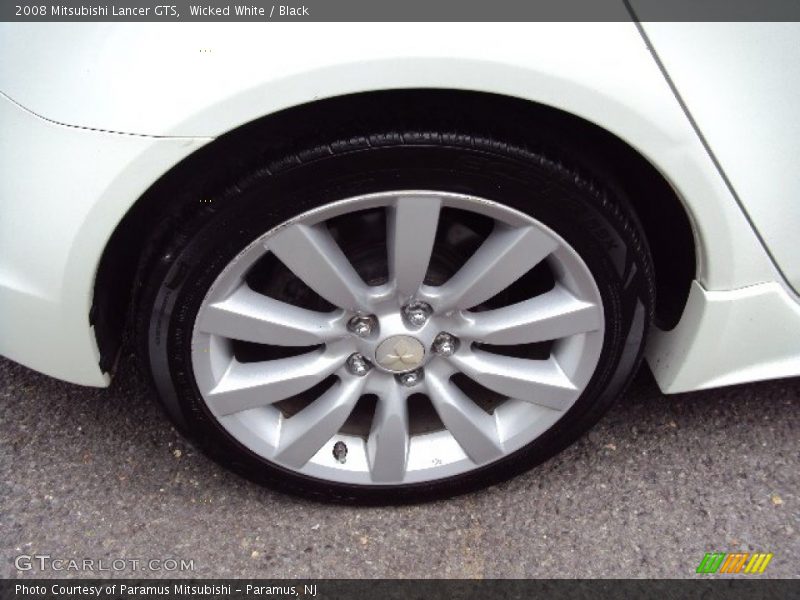 Wicked White / Black 2008 Mitsubishi Lancer GTS