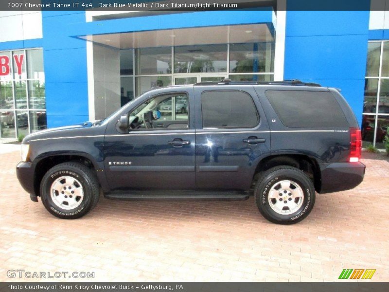 Dark Blue Metallic / Dark Titanium/Light Titanium 2007 Chevrolet Tahoe LT 4x4