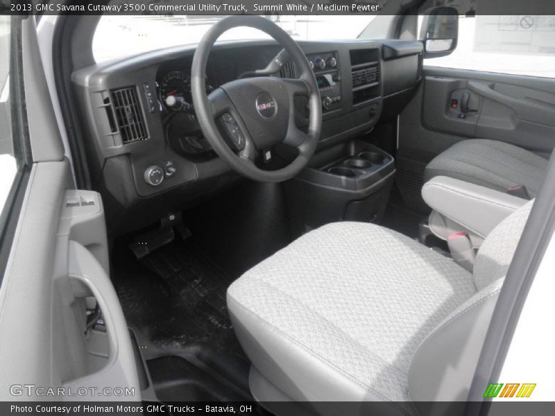 Summit White / Medium Pewter 2013 GMC Savana Cutaway 3500 Commercial Utility Truck