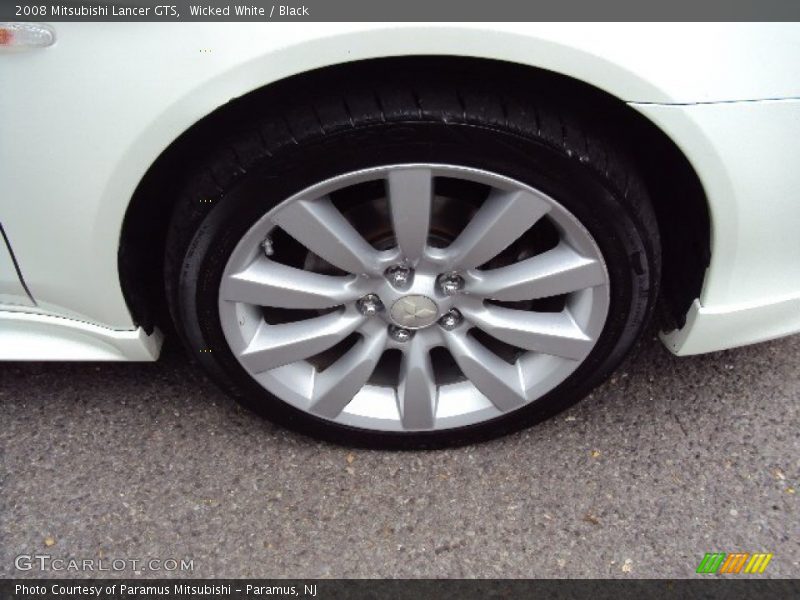 Wicked White / Black 2008 Mitsubishi Lancer GTS