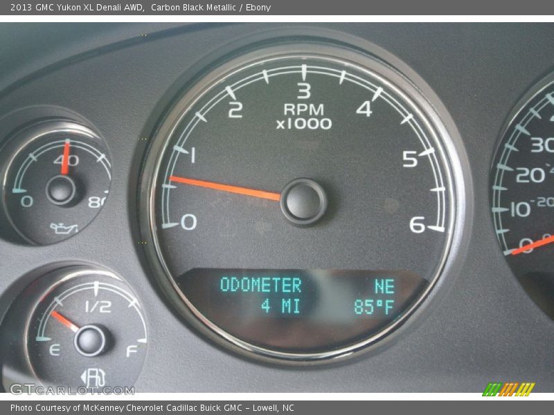 Carbon Black Metallic / Ebony 2013 GMC Yukon XL Denali AWD