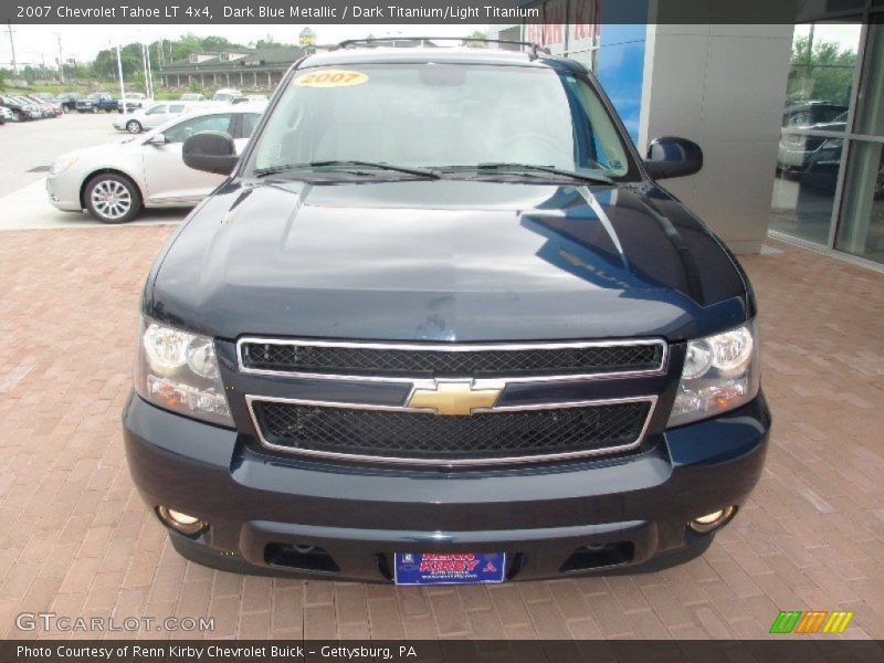 Dark Blue Metallic / Dark Titanium/Light Titanium 2007 Chevrolet Tahoe LT 4x4