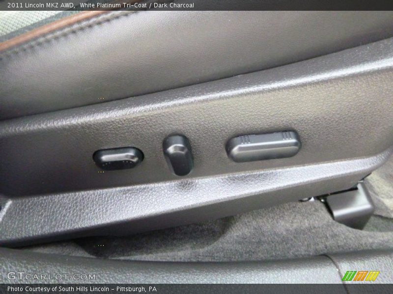 White Platinum Tri-Coat / Dark Charcoal 2011 Lincoln MKZ AWD