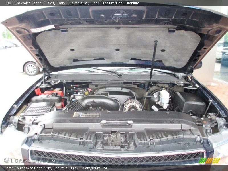 Dark Blue Metallic / Dark Titanium/Light Titanium 2007 Chevrolet Tahoe LT 4x4
