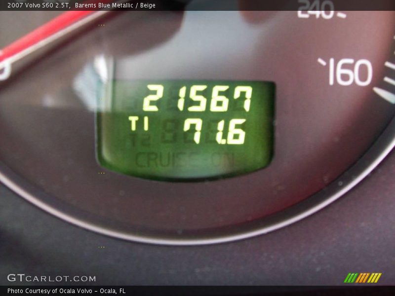 Barents Blue Metallic / Beige 2007 Volvo S60 2.5T