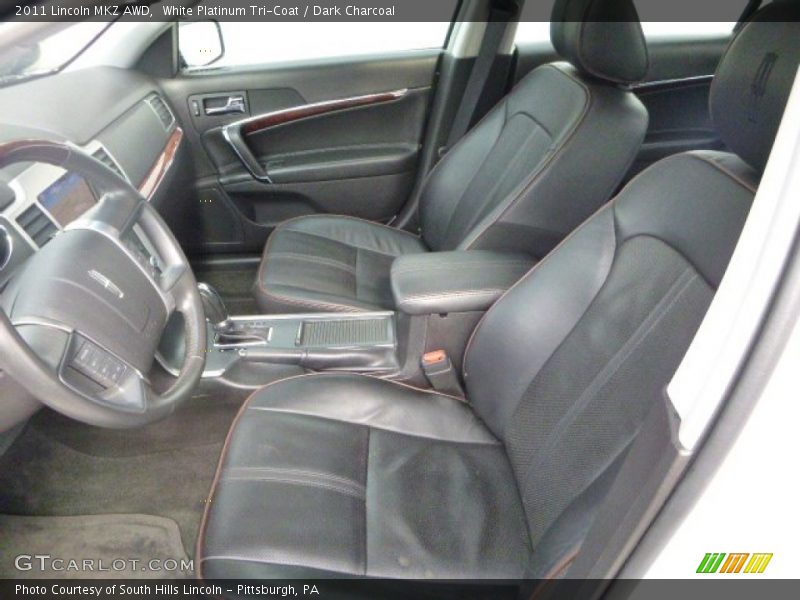 White Platinum Tri-Coat / Dark Charcoal 2011 Lincoln MKZ AWD