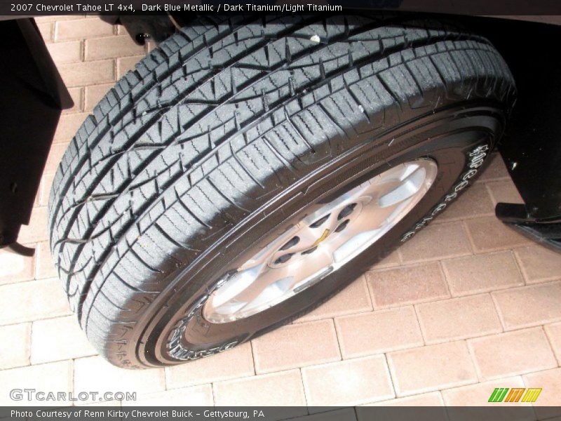 Dark Blue Metallic / Dark Titanium/Light Titanium 2007 Chevrolet Tahoe LT 4x4