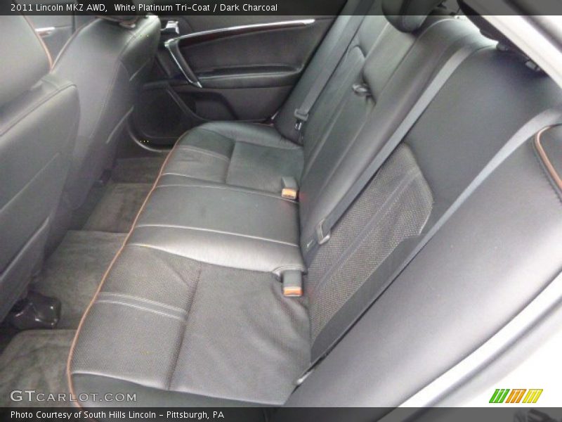 White Platinum Tri-Coat / Dark Charcoal 2011 Lincoln MKZ AWD