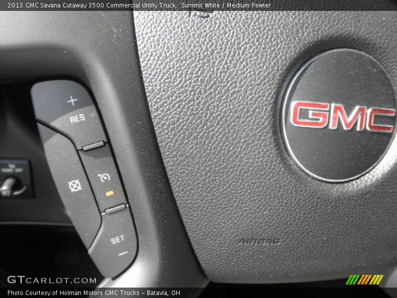 Summit White / Medium Pewter 2013 GMC Savana Cutaway 3500 Commercial Utility Truck