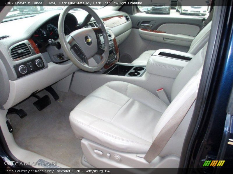 Dark Blue Metallic / Dark Titanium/Light Titanium 2007 Chevrolet Tahoe LT 4x4