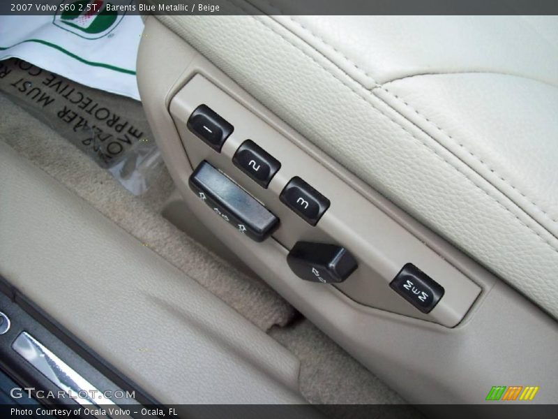 Barents Blue Metallic / Beige 2007 Volvo S60 2.5T