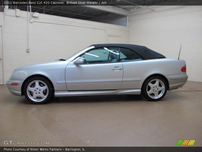  2001 CLK 430 Cabriolet Brilliant Silver Metallic