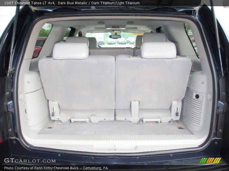 Dark Blue Metallic / Dark Titanium/Light Titanium 2007 Chevrolet Tahoe LT 4x4