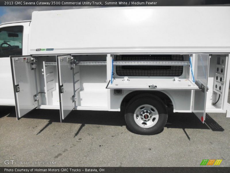 Summit White / Medium Pewter 2013 GMC Savana Cutaway 3500 Commercial Utility Truck