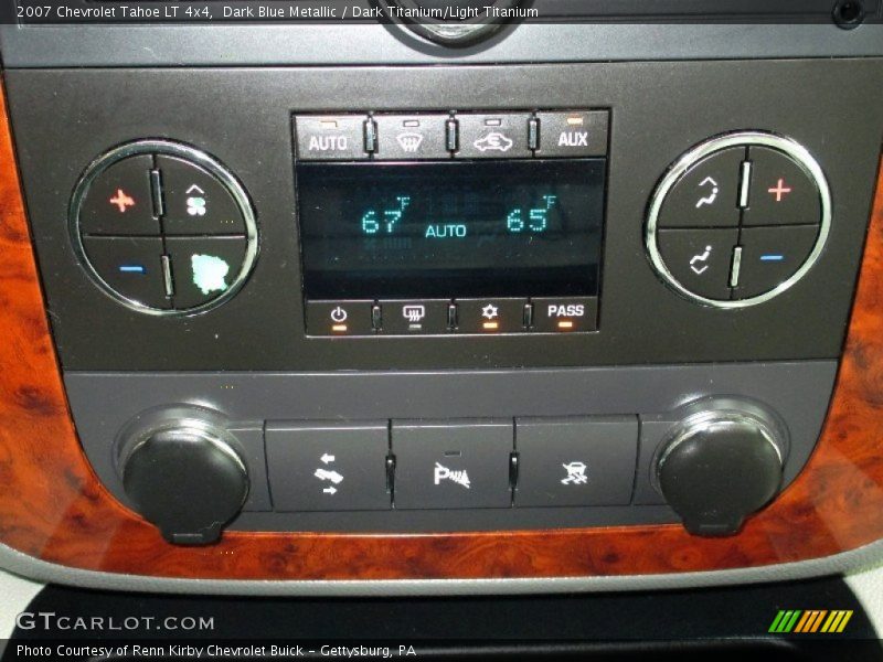 Dark Blue Metallic / Dark Titanium/Light Titanium 2007 Chevrolet Tahoe LT 4x4