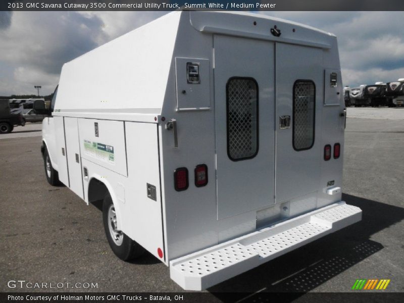 Summit White / Medium Pewter 2013 GMC Savana Cutaway 3500 Commercial Utility Truck