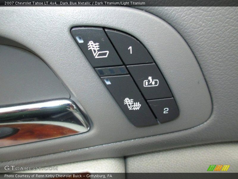 Dark Blue Metallic / Dark Titanium/Light Titanium 2007 Chevrolet Tahoe LT 4x4