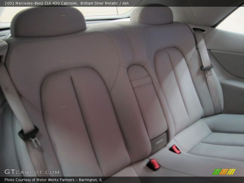 Rear Seat of 2001 CLK 430 Cabriolet