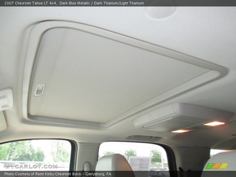 Dark Blue Metallic / Dark Titanium/Light Titanium 2007 Chevrolet Tahoe LT 4x4