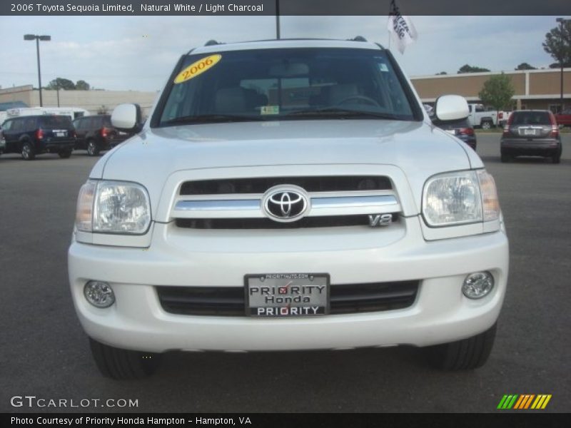 Natural White / Light Charcoal 2006 Toyota Sequoia Limited