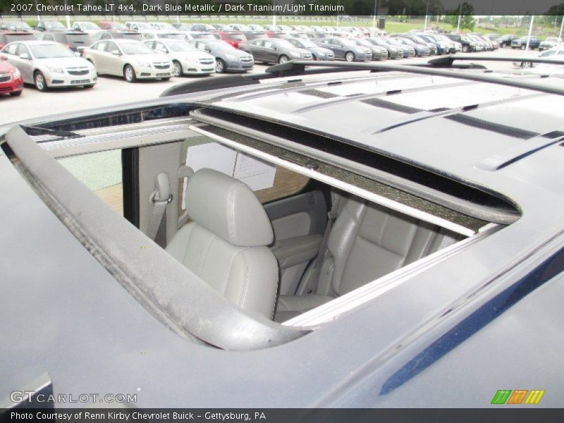 Dark Blue Metallic / Dark Titanium/Light Titanium 2007 Chevrolet Tahoe LT 4x4