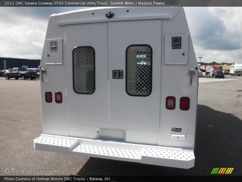 Summit White / Medium Pewter 2013 GMC Savana Cutaway 3500 Commercial Utility Truck