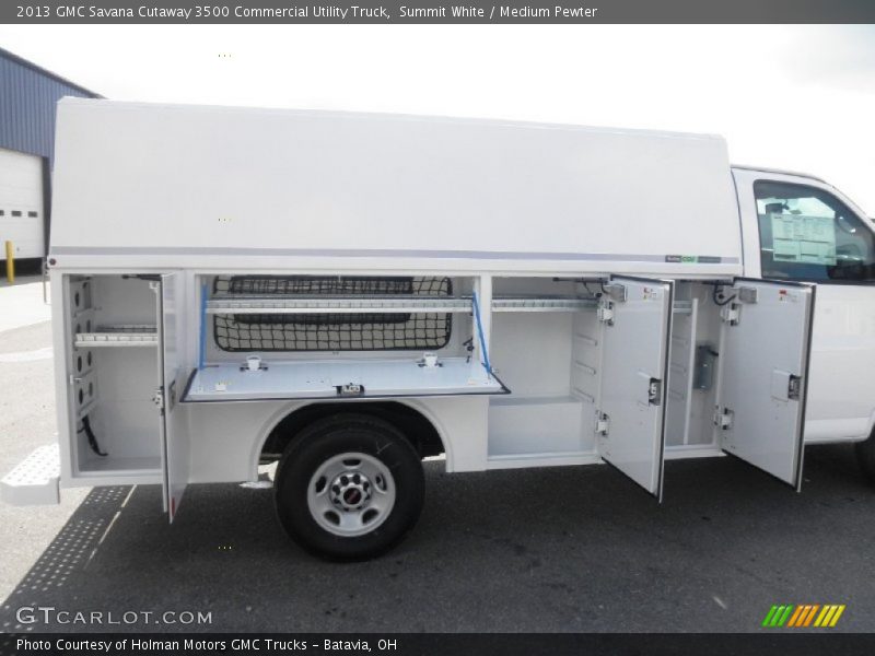 Summit White / Medium Pewter 2013 GMC Savana Cutaway 3500 Commercial Utility Truck