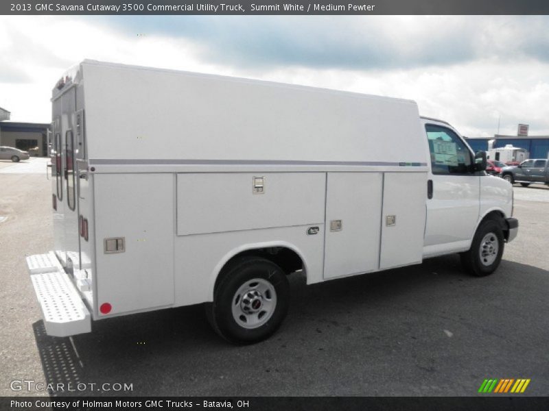 Summit White / Medium Pewter 2013 GMC Savana Cutaway 3500 Commercial Utility Truck